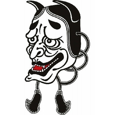 タトゥーシール 黒般若