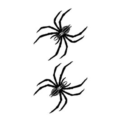 タトゥーシール クモ1