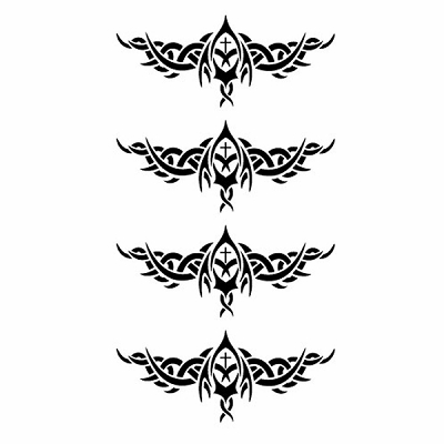 タトゥーシール 腕輪・トライバル4