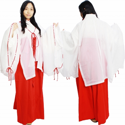 巫女さん(羽織付)
