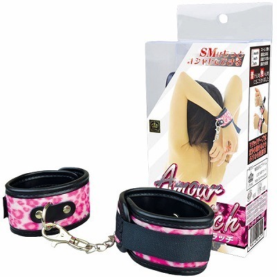 アムールクラッチ (手枷 豹ピンク)