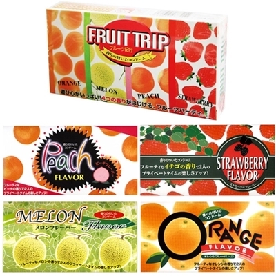 【甘〜〜〜い香り付き】フレーバーコンドーム 5点セット