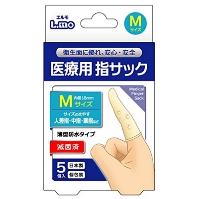 医療用指サック Mサイズ 5個入り
